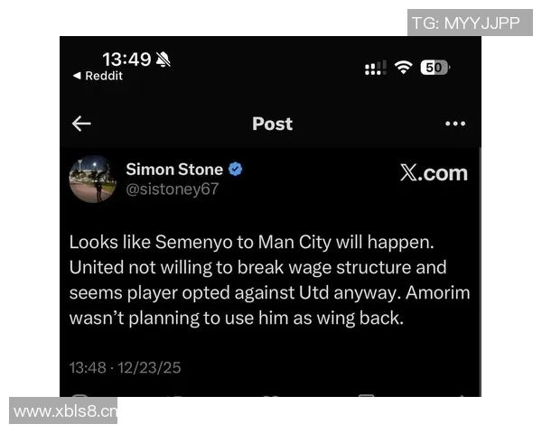 曼城在争夺塞梅尼奥中领先其他英超顶级球队引援名单